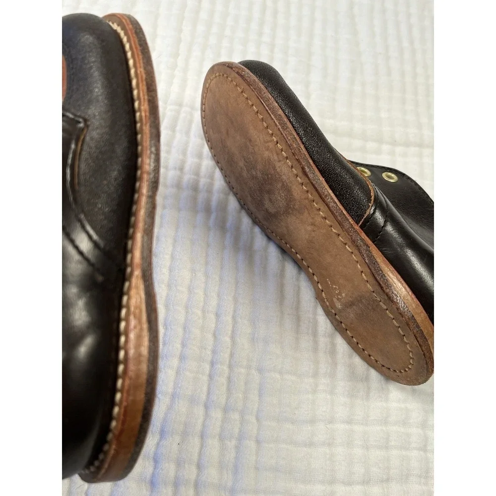 Vintage Little Shavers Foot Traits Toddler Shoes Size 6 Leather Made USA